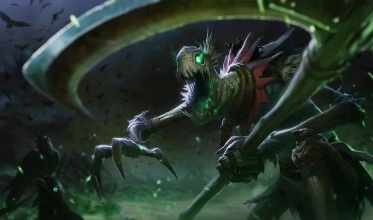 Fiddlesticks, one of the highest winrate champions in League of Legends