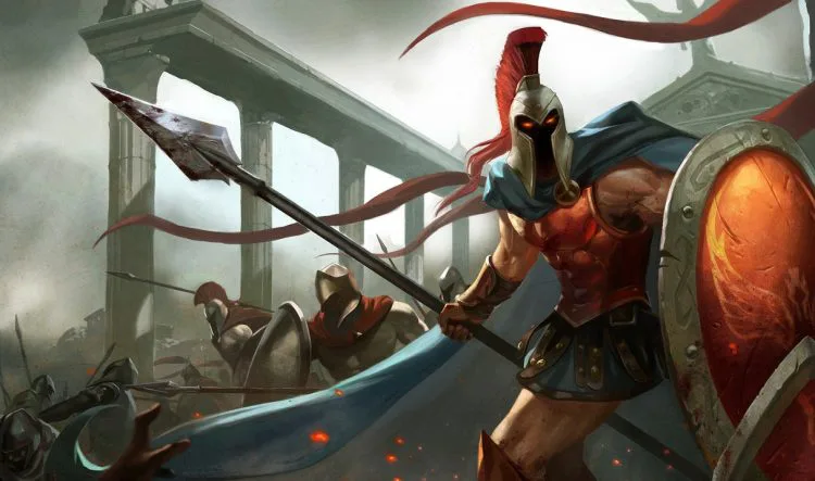 Pantheon, one of the highest winrate champions in League of Legends