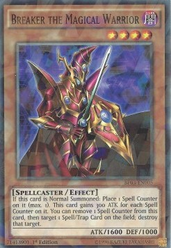 Breaker the Magical Warrior, one of the best level 4 monsters in Yugioh