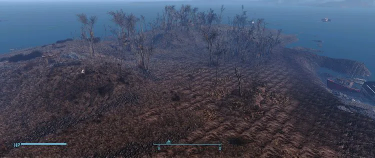 Spectacle Island in Fallout 4, one of the biggest settlements
