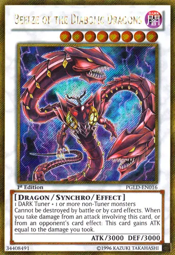 Beelze of the Diabolic Dragons, Yugioh Dragon type monster