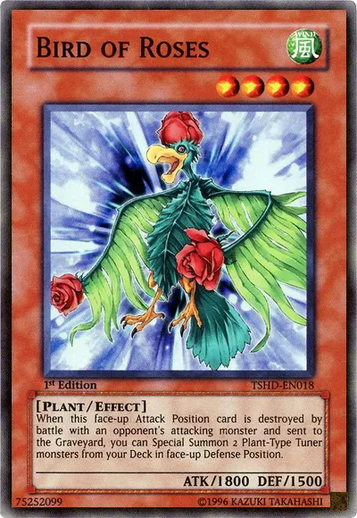 Bird of Roses, Yugioh Plant type monster