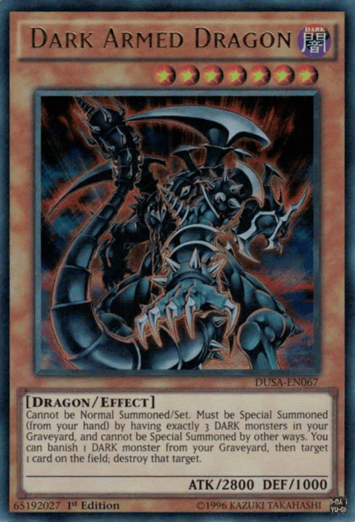 Dark Armed Dragon, Yugioh Dragon type monster