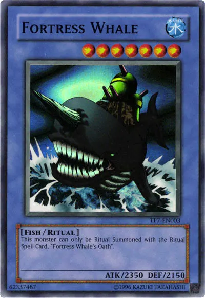 Fortress Whale, one of the worst Yugioh cards