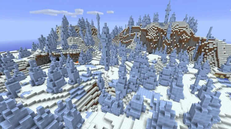 The Ice Plains Spikes Minecraft Biome
