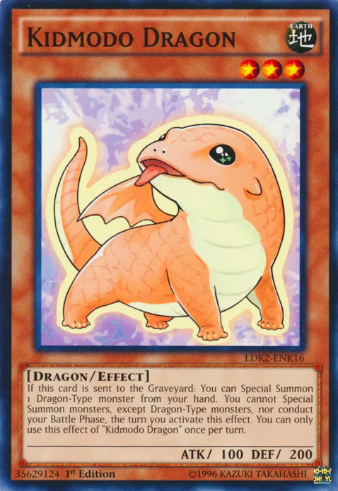 Kidmodo Dragon, Yugioh Dragon type monster