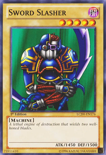 Sword Slasher, one of the worst Yugioh cards
