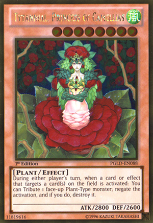 Tytannial, Princess of Camellias, Yugioh Plant type monster