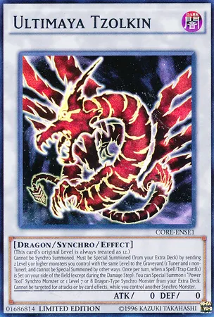 Ultimaya Tzolkin, Yugioh Dragon type monster