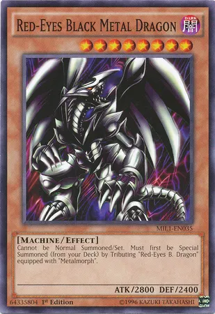 Red-Eyes Black Metal Dragon, one of the worst Yugioh cards