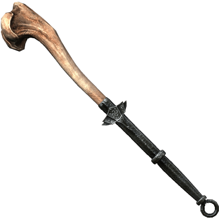 Dragonbone Warhammer, one of the best warhammers in Skyrim