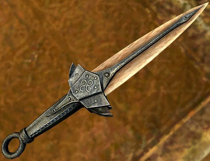 Dragonbone dagger, one of the best daggers in Skyrim