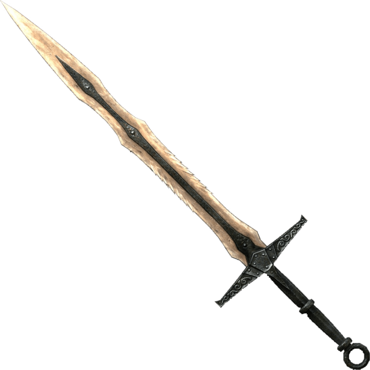 Dragonbone Greatsword, one of the best greatswords in Skyrim