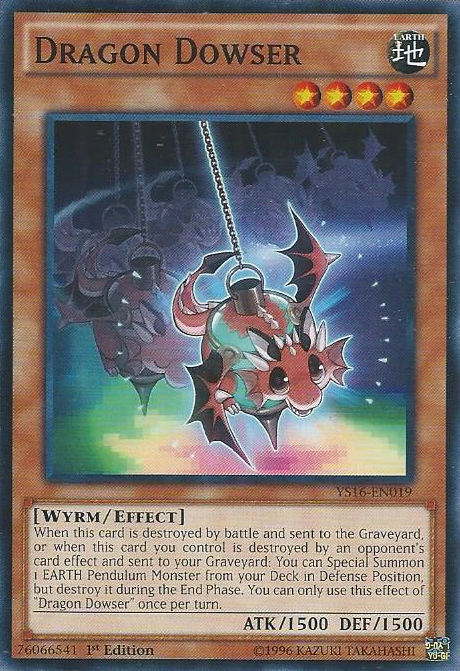Dragon Dowser, one of the best Yugioh Wyrm type monsters