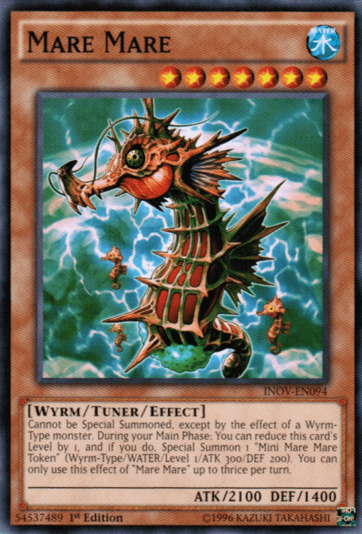 Mare Mare, one of the best Yugioh Wyrm type monsters
