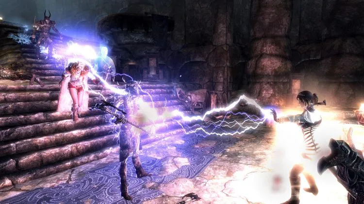Chain Lightning, a Skyrim Destruction spell