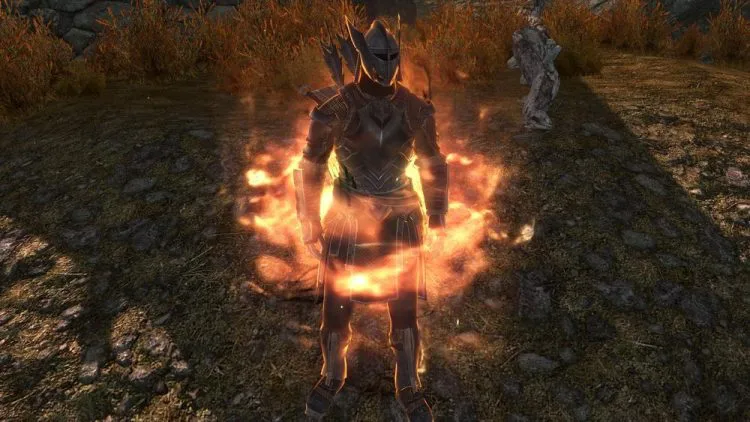 Flame Cloak, a Skyrim Destruction spell