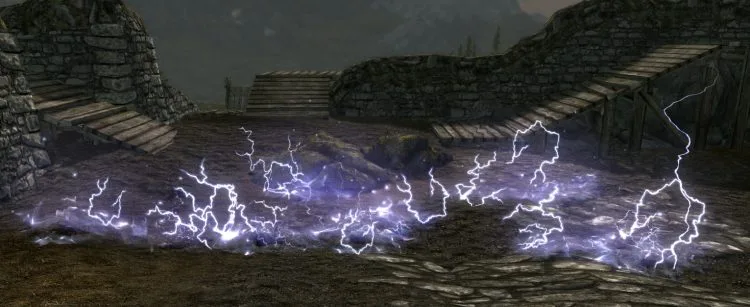 Wall of Storms, a Skyrim Destruction spell