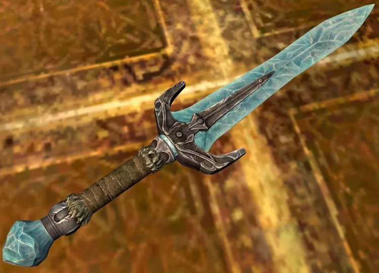 Stalhrim dagger, one of the best daggers in Skyrim