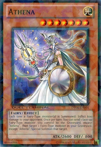 Athena, the best Yugioh fairy type monster
