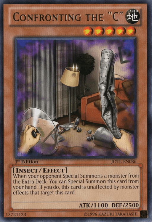 Confronting the C, one of the best Yugioh insect type monsters