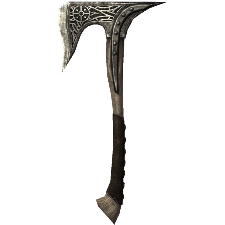 Dawnguard War Axe, one of the best war axes in Skyrim