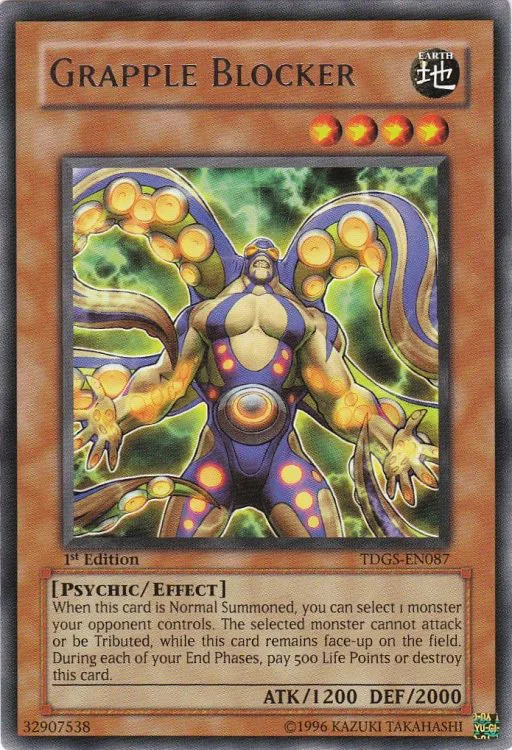 Grapple Blocker, one of the best Yugioh psychic type monsters