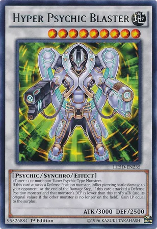 Hyper Psychic Blaster, one of the best Yugioh psychic type monsters