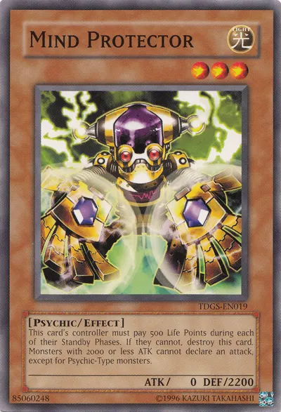 Mind Protector, one of the best Yugioh psychic type monsters
