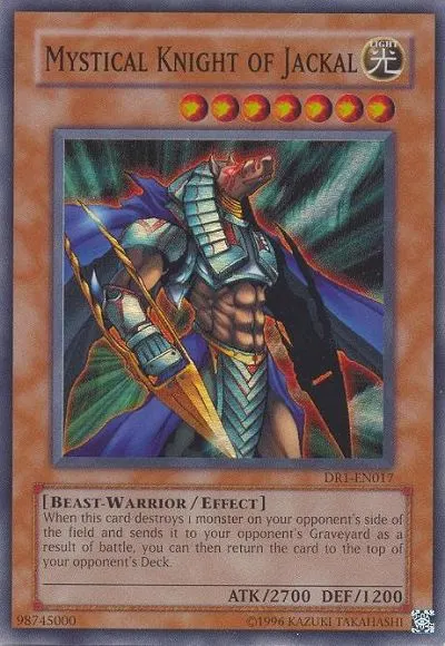 Mystical Knight of Jackal, one of the best beast warrior type monsters in Yugioh