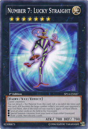 Number 7: Lucky Straight, one of the best fairy type Yugioh monsters