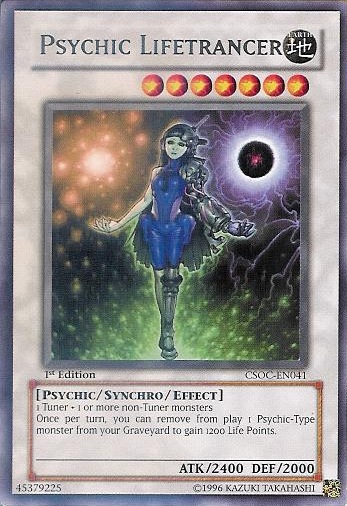 Psychic Lifetrancer, one of the best Yugioh psychic type monsters