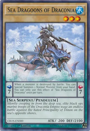 Sea Dragoons of Draconia, one of the best sea serpent type monsters