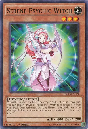 Serene Psychic Witch, one of the best Yugioh psychic type monsters