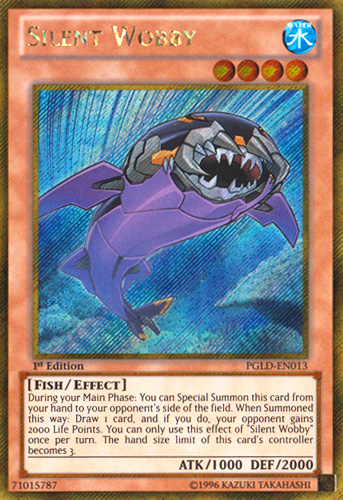 Silent Wobby, one of the best fish type monsters in Yugioh