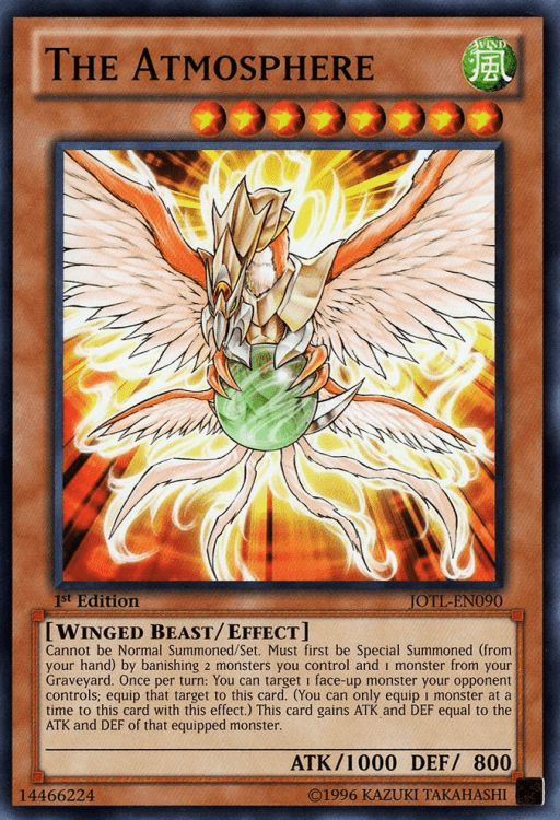 The Atmosphere, one of the best yugioh winged beast type monsters
