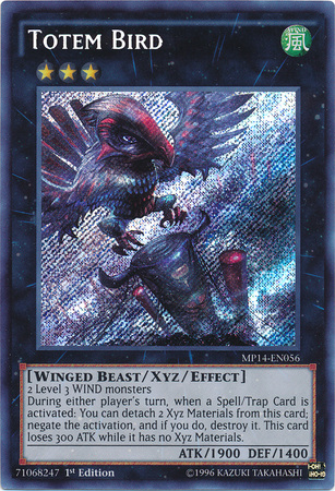 Totem Bird, one of the best yugioh winged beast type monsters