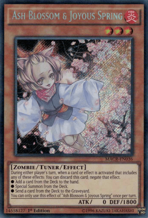 Ash Blossom & Joyous Spring, one of the best Yugioh zombie type monsters