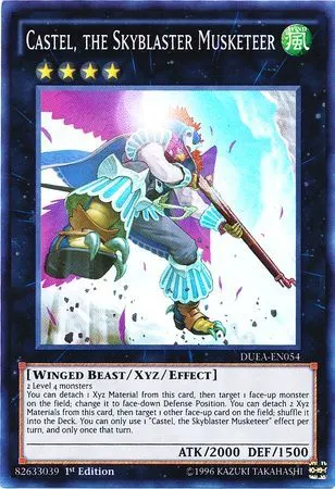 Castel the Sky Blaster, the best Yugioh winged beast type monster