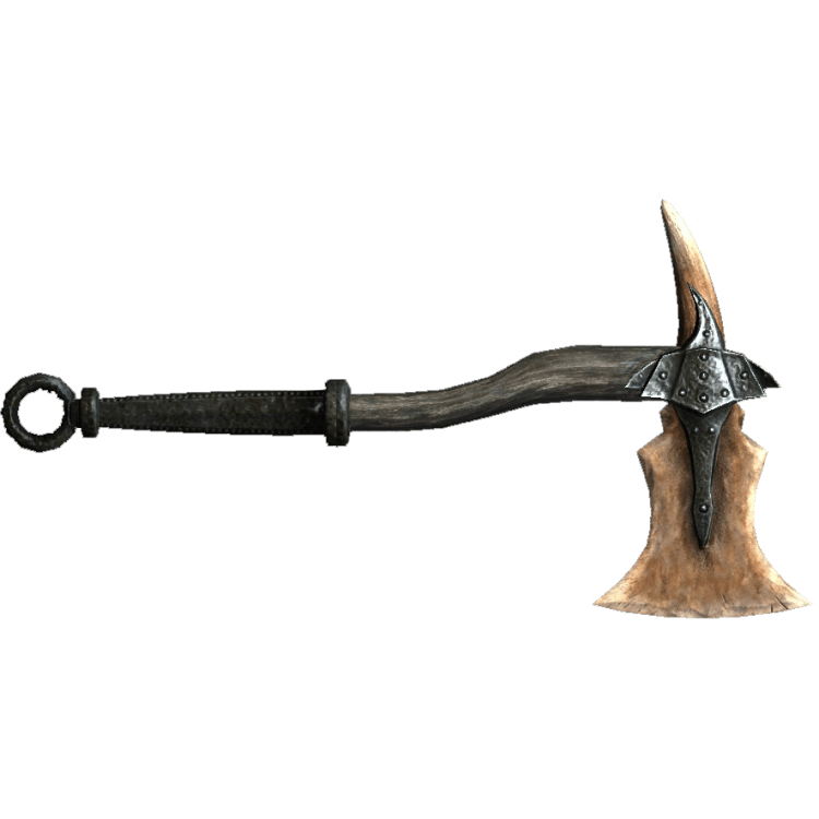 Dragonbone War Axe, one of the best war axes in Skyrim