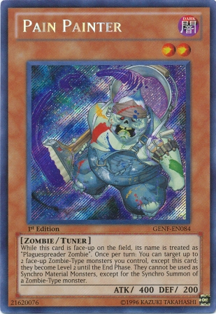 Pain Painter, one of the best Yugioh zombie type monsters