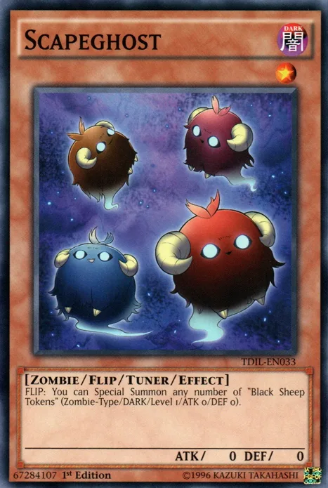 Scapeghost, one of the best Yugioh zombie type monsters