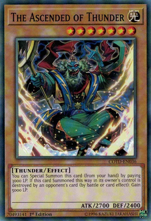 The Ascended of Thunder, one of the best yugioh thunder type monsters