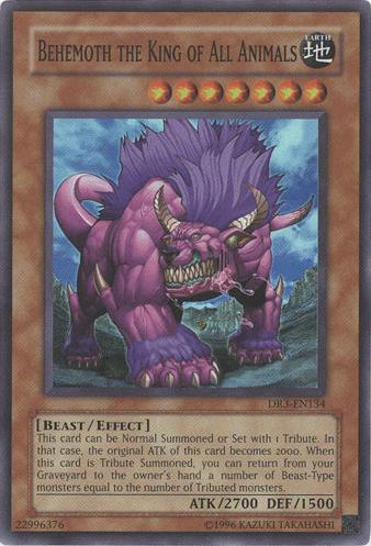 Behemoth King of all Animals, one of the best beast type monsters in Yugioh
