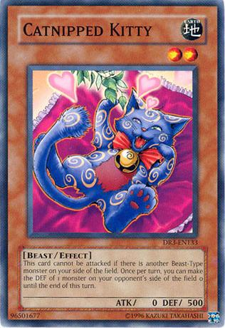 Catnipped Kitty, one of the cutest Yugioh cards