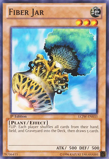 Fiber Jar, one of the best banned cards in Yugioh