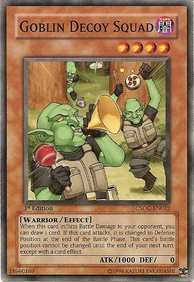 Goblin Decoy Squad, one of the funniest Yugioh cards