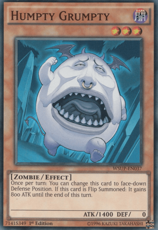 Humpty Grumpty, one of the funniest Yugioh cards