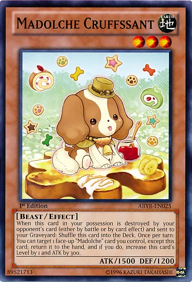 Madolche Cruffsant, one of the cutest Yugioh cards