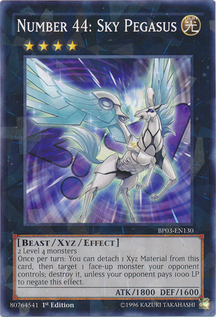 Number 44: Sky Pegasus, one of the best beast type monsters in Yugioh